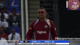 Absolute Mysterious bowling by Sunil Narine [upl. by Somar]