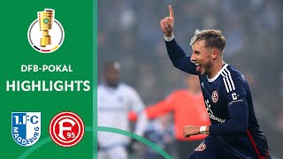 TWO goals in the last 5 Min  FC Magdeburg  Fortuna Düsseldorf 12  Highlights  DFBPokal 2324 [upl. by Abigael]