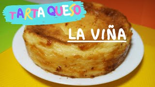 Tarta de QUESO La Viña  El Cheesecake más fácil que existe [upl. by Aneehsirk]