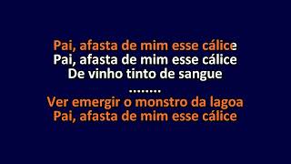 Chico Buarque  Cálice  Som Original  Karaoke Instrumental Letra  ObsKure [upl. by Ailedroc]