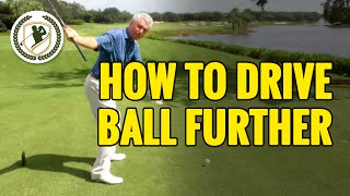 HOW TO HIT A DRIVE FURTHER  DRIVER GOLF TIPS [upl. by Siroval402]