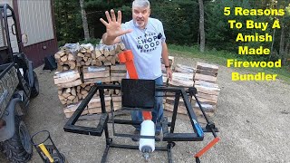 Top 5 Reasons To Invest In An Amish Firewood Bundler 32 [upl. by Emile590]