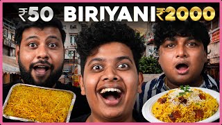 ₹50 vs ₹2000 பிரியாணி Gopi amp Sudhakar  Wortha Food Series Ep1🔥  Irfans View [upl. by Romona]