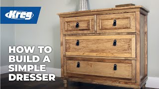 How To Build A Simple DIY Dresser  Free Woodworking Project Plan [upl. by Asilav502]