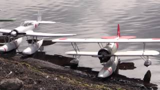 海軍機7機が集結 Lineup of the seaplanes of Imperial Japanese Navy under World War II [upl. by Tilford]