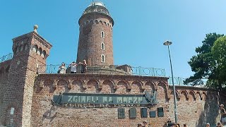 🇵🇱 Kołobrzeg Kolberg Polska Lighthouse in Kołobrzeg Latarnia Morska w Kołobrzegu 4K [upl. by Annekahs999]