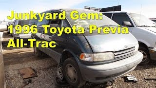 Junkyard Gem 1996 Toyota Previa All Trac [upl. by Neelhsa]