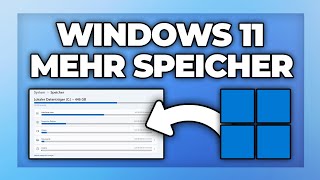 Windows 11 mehr Speicher bekommen amp Speicherplatz freigeben  Tutorial [upl. by Pliner]