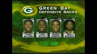 Detroit Lions at Green Bay Packers September 9 2001 week 1 1st half [upl. by Kieryt674]