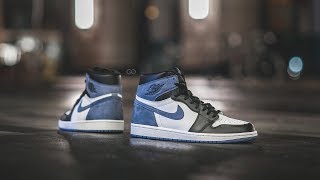 Review amp OnFeet Air Jordan 1 Retro High OG quotBlue Moonquot [upl. by Alliber]