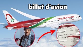 Problème de faux billet davion Maroc en wolof avec [upl. by Yniattirb]