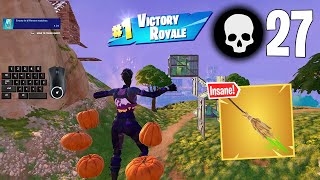 27 Elimination Solo vs Squads Win Fortnite Season 4 Gameplay [upl. by Barsky]