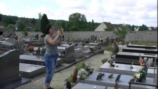 tombe de Claude François au cimetière de Dannemois [upl. by Elok]