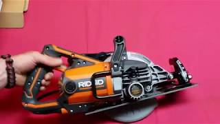 Ridgid 7 14 Worm Drive Saw Review [upl. by Valry]