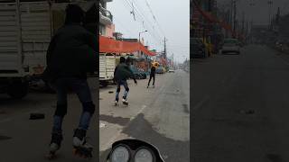 skating learningskating brotherskating skate viral trending inlineskating rollerskating [upl. by Nyrek901]