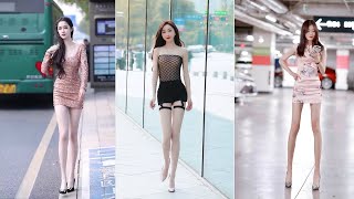 Mejores Street Fashion Tik Tok 2023  Hottest Chinese Girls Street Fashion Style 2023 Ep44 [upl. by Nnylakcaj]