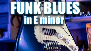 Blues Funk Backing Track in E minor Backing Track  SZBT 1052 [upl. by Nlycaj]