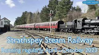 Strathspey Railway 2023 Promotional Video [upl. by Nauqan]