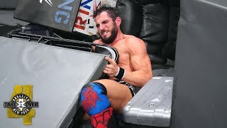 Tommaso Ciampa literally buries Johnny Gargano NXT TakeOver Brooklyn IV WWE Network Exclusive [upl. by Meave]