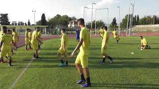 Pre season training PAS PREVEZA 5 Reaction sprint in pairs [upl. by Armington]