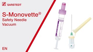 Blood collection Vacuum with the SMonovette® ISO colour code and SafetyNeedle [upl. by Eednas]