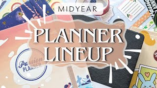 2024 Planner Lineup Overhaul  Midyear Planner Releases and Stickers 🧡✨ planwithme plannerlineup [upl. by Agamemnon428]