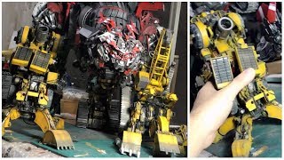 85KG MASSIVE CUSTOM Transformers Devastator Combiner Wars Kitbash [upl. by Oivatco633]