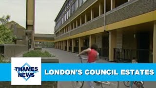 Londons Council Estates during the 1980s90s  Social housing  Poverty  Vandalism [upl. by Annhoj407]