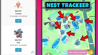 Pokémon Go New Mega Nest Tracker  Pokémon Go Shiny Hunting Tracker  Pokemon Go Best Nest Finder [upl. by Olumor119]