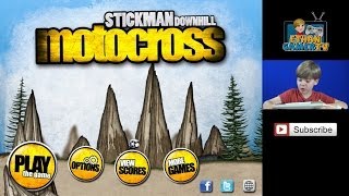 Ethan Gamer plays STICKMAN Downhill Motocross iPad [upl. by Bremble]