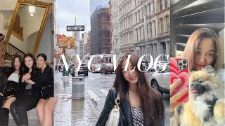 VLOG NYC Trip  Ashley’s 22nd Birthday  유학생 뉴욕 여행 브이로그 [upl. by Holzman]