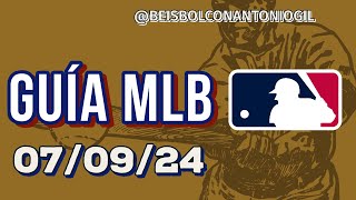 GUÍA DE PRONÓSTICOS MLB 070924 [upl. by Mickie469]