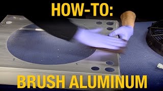 How To Get Brushed Metal Appearance on Aluminum Fan Shroud  Eastwood [upl. by Oivat442]