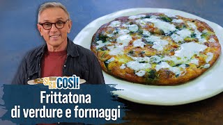 Frittatona di verdure e formaggi con salsa allo yogurt  Si fa così  Chef BRUNO BARBIERI [upl. by Ojok815]