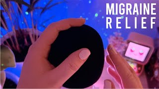 ASMR Migraine Relief ScalpHead Massage Headache Relief  NO TALKING [upl. by Merrill]