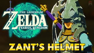 Zelda Tears of the Kingdom  How to get Zants Helmet Location [upl. by Mariande]