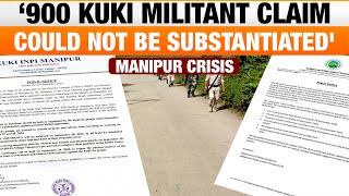 Manipur on Alert Amid Claims of 900 Kuki Militants Infiltrating Manipur Could Not Be Substantiated [upl. by Ennaul]