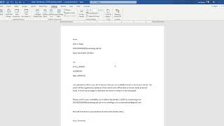 How to Mail Merge in MS Word [upl. by Ativ]