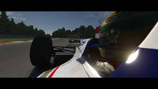 AYRTON SENNA CRASH IMOLA 1994 by ASSETTO CORSA PC [upl. by Nnylkoorb]