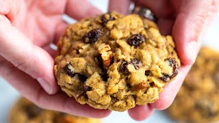 Easy Oatmeal Cookies Recipe [upl. by Varrian907]