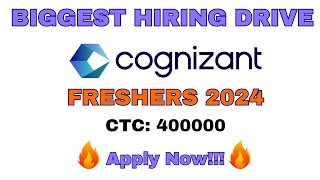 Biggest Hiring Drive  Cognizant CIS Role amp Teleperformance  Freshers 2024  Apply Now [upl. by Notliw433]