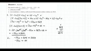 Põhikooli matemaatikaeksam 2024  esimene ülesanne [upl. by Eeslek632]