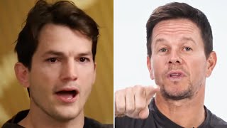 Ashton Kutcher REACTS To Mark Wahlberg CALLING HIM OUT For Leaving America Over Diddy Backlash [upl. by Korwun47]