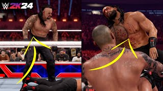 33 Amazing Details In WWE 2K24 [upl. by Aititil15]