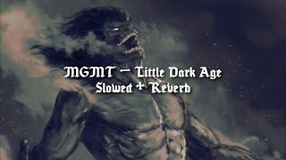 MGMT  Little Dark Age Slowed  Reverb [upl. by Sprage16]