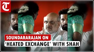 “I was elaborating…” Tamilisai Soundararajan clarifies on ‘heated exchange’ with Amit Shah [upl. by Aerdnod158]