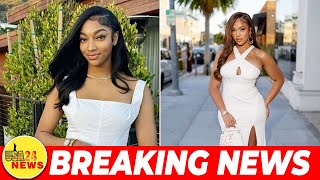 Jordyn Woods insane Knicks fit wows Angel Reese silences haters [upl. by Ansley460]