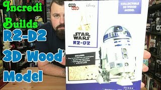 building IncrediBuild R2D2 collectable 3D wood model [upl. by Arlynne]