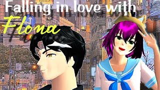 Falling in love with quotflonaquot  Drama Sakura School Simulator ✨ [upl. by Buote]