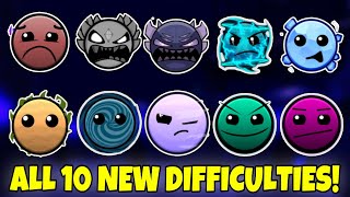 How to get ALL 10 NEW DIFFICULTIES in ZONE 65 in Find the Geometry Dash Difficulties 229  Roblox [upl. by Toulon119]